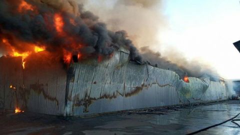 Пожар на складе под Киевом локализован