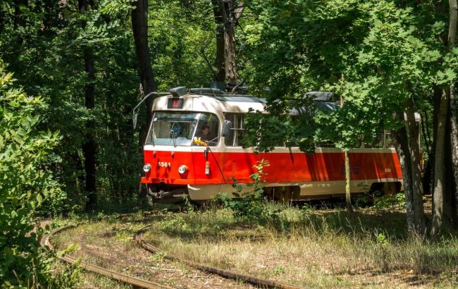 В Киеве восстановили движение трамваев в Пущу-Водицу
