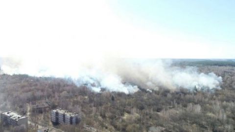 Пожежу в Чорнобильській зоні загасили