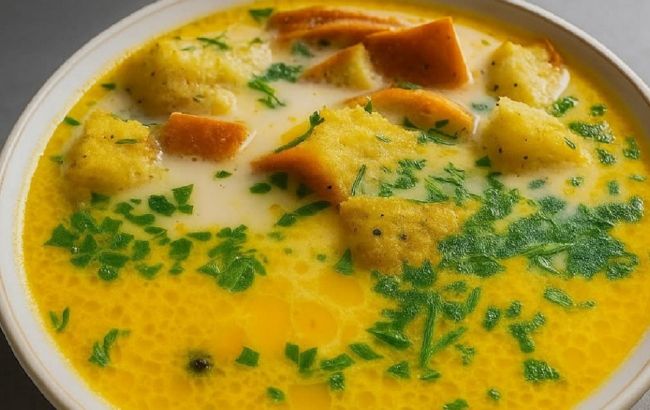 Сирний суп з куркою: неймовірно ніжний та ароматний, як у кафе