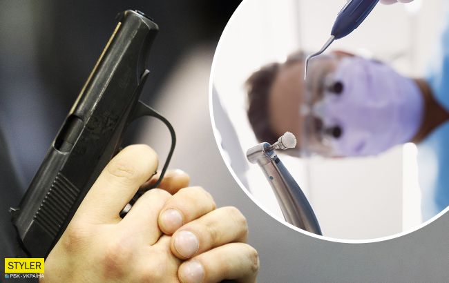 В Одесі батько погрожував зброєю стоматологу на очах у маленької доньки: дитина сильно плакала