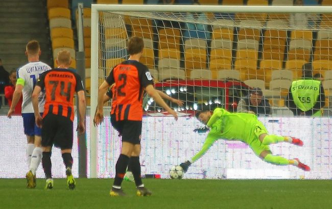 Голкіпер "Динамо" Бойко визнаний кращим гравцем 25 туру УПЛ