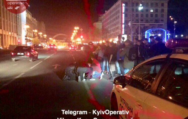 На Майдані Незалежності в Києві поранили поліцейського