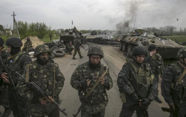 В зоне АТО за сутки ранены 5 украинских военных, - СНБО