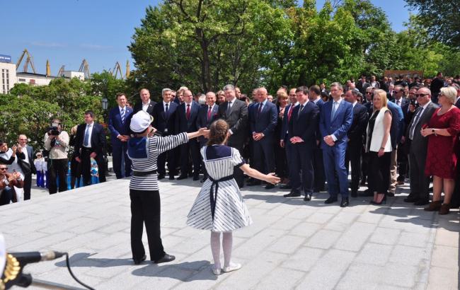 Порошенко назвал реставрацию Потемкинской лестницы в Одессе ее вторым рождением