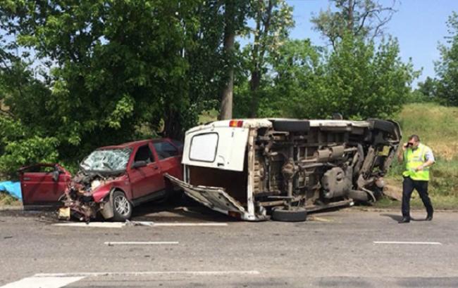В Мелитополе в результате ДТП погиб водитель легкового автомобиля