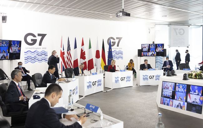 Міністри G7 пообіцяли ввести санкції проти РФ у разі вторгнення в Україну