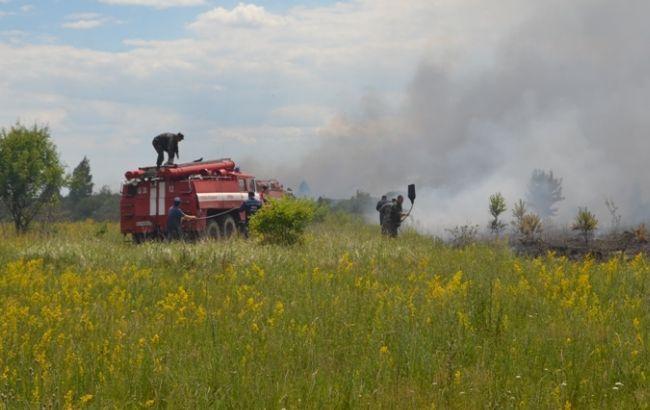 Пожежа під Чорнобилем: триває гасіння 4 осередків пожежі