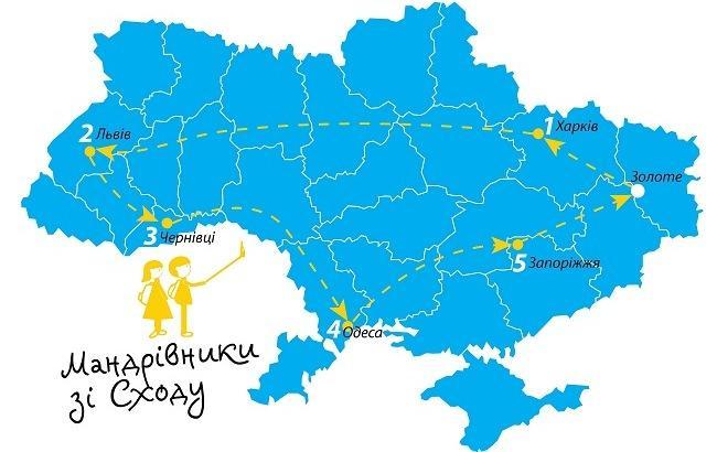 Мандрівники зі сходу: діти з прифронтової зони відправляться в подорож по Україні