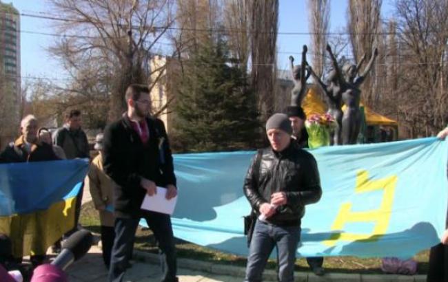 В Симферополе полиция задержала 3 участников акции ко дню рождения Шевченко