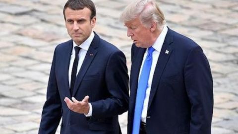 Трамп и Макрон согласились с необходимостью реформирования ВОЗ