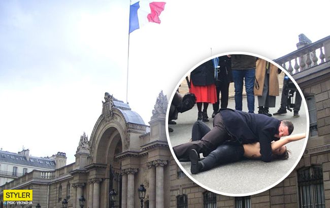 Femen влаштували провокацію напередодні нормандської зустрічі в Парижі