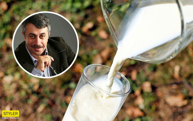 Комаровський розповів, кому треба пити безлактозне молоко, а кому краще звичайне