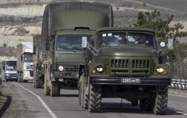 ОБСЄ зафіксувала конвой з 43 військових вантажівок без розпізнавальних знаків недалеко від центру Донецька