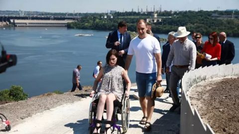 Острів Хортиця стане першим безбар'єрним туристичним об'єктом в Україні, -&nbsp;Зеленська