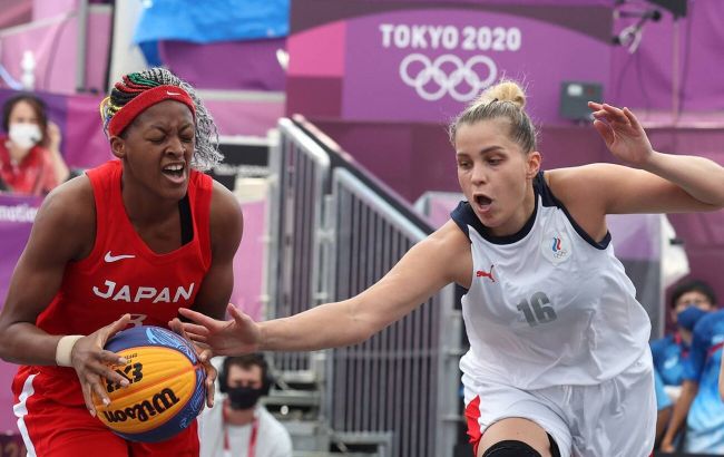 Россиянки выиграли у японок в первом в истории матче олимпийского турнира по баскетболу 3х3