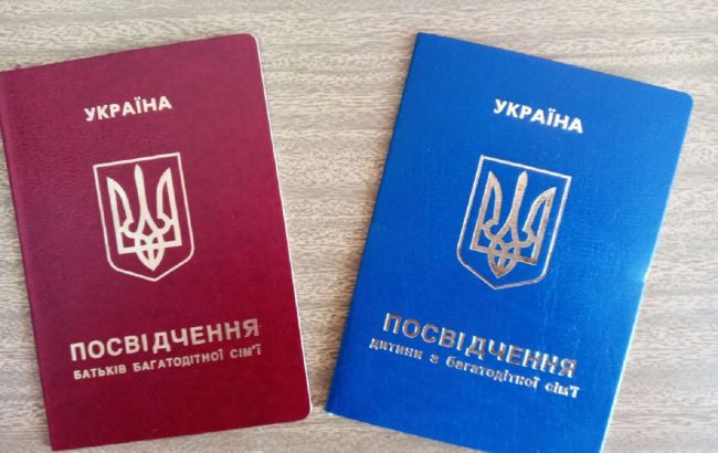 Украинцам рассказали, как  и где получить удостоверение многодетной семьи