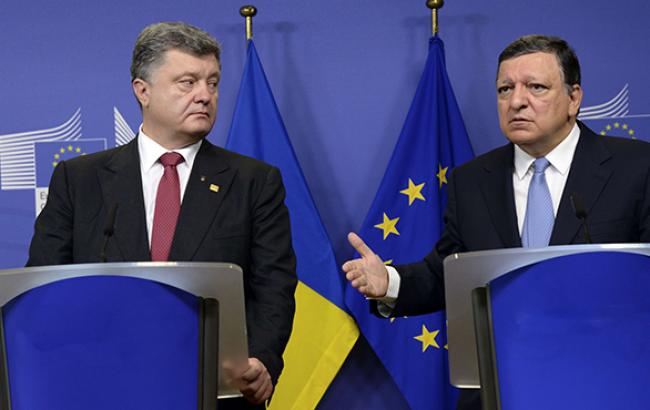 Баррозу запевнив Порошенка у готовності ЄС перерахувати 760 млн євро Україні до 2015 р