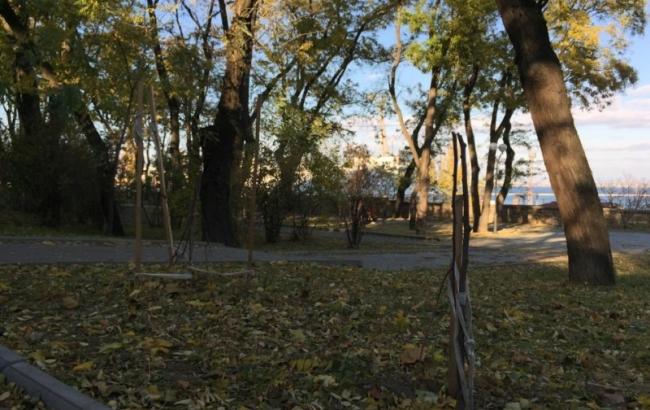 В Одесі вандали знищили алею Небесної сотні