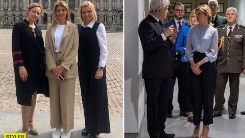 Змінила кеди на туфлі: новий образ Зеленської в Брюсселі