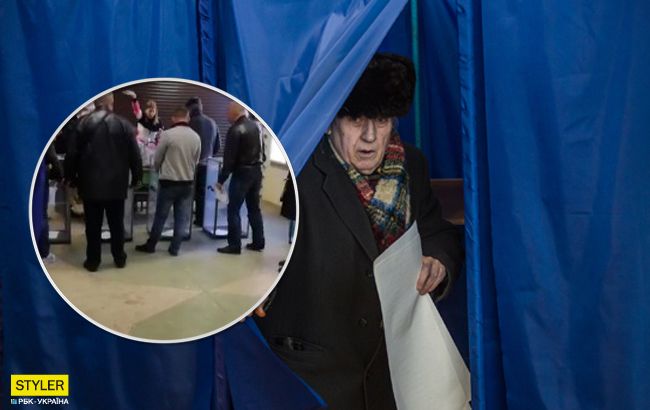 Вибори 2019: у Кривому Розі пенсіонери взяли виборчу дільницю "штурмом"