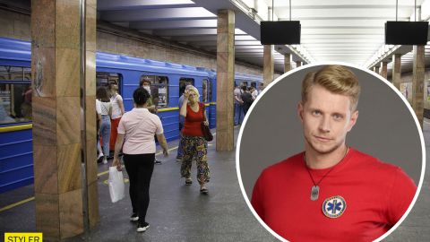 Відомий актор, який грає парамедика, врятував дівчині життя в київському метро