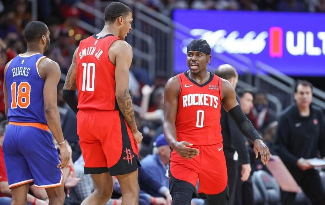 Оборонець "Г'юстона" виконав данк в оточенні опонентів після перехоплення: момент дня в НБА