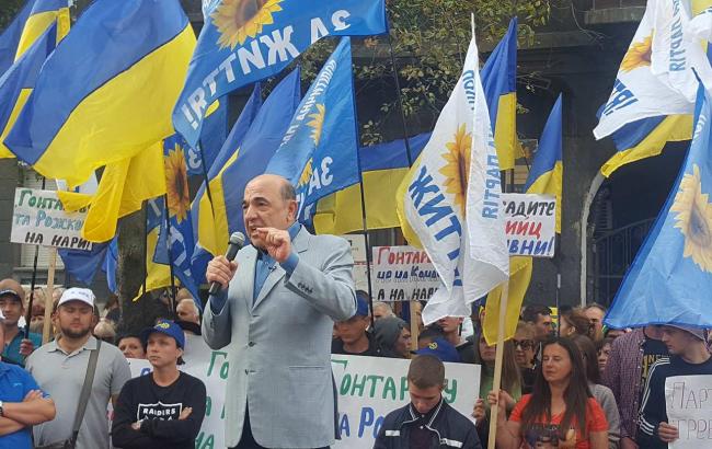 Митинг под НБУ не закончится, пока ФГВФЛ не начнет выплату средств пострадавшим вкладчикам, - Рабинович