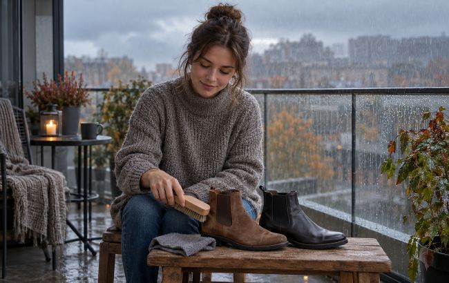 Чим обробити взуття перед дощами: правила догляду за шкірою та замшею восени