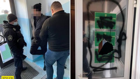 У центрі Києва озброєний чоловік увірвався у приймальню депутата і влаштував погром (фото)