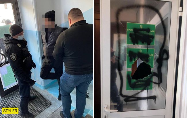 У центрі Києва озброєний чоловік увірвався у приймальню депутата і влаштував погром (фото)