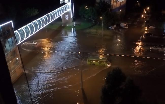 Рекордний злива перетворила Харків у Венеції