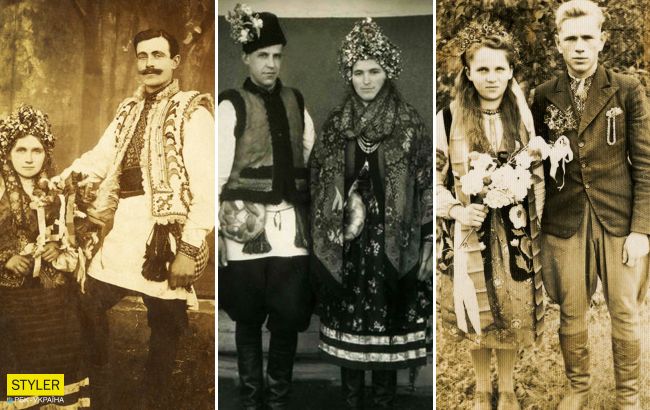Подивіться унікальні фото весіль із сімейних альбомів українців: яскраво і колоритно