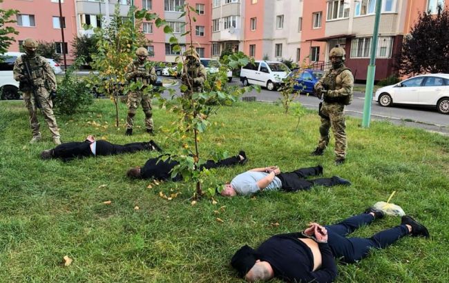 В Киеве полиция задержала участников вооруженной группировки
