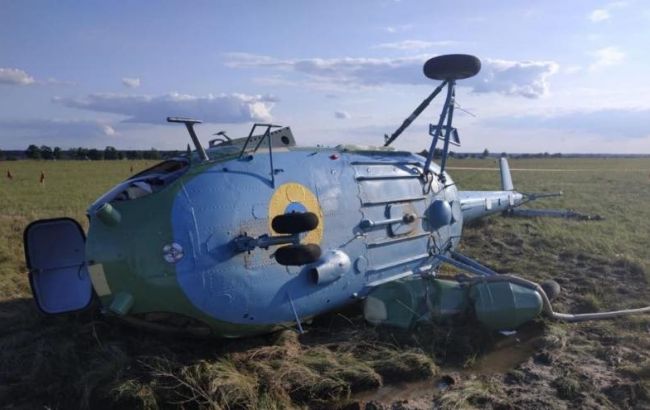 ГБР открыло производство из-за падения военного вертолета Ми-2