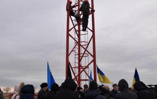 В Украине достроили вышку для вещания в Крыму
