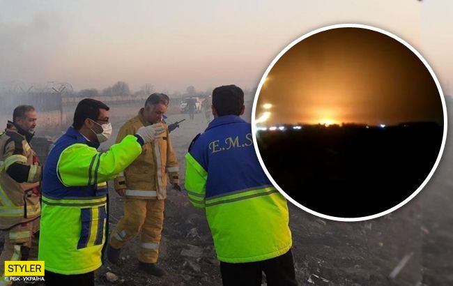 Крушение самолета МАУ в Иране: в сеть попали новые видео трагедии