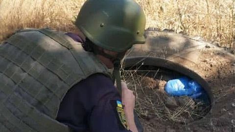 Нацгвардія на Донбасі виявила небезпечний сховок