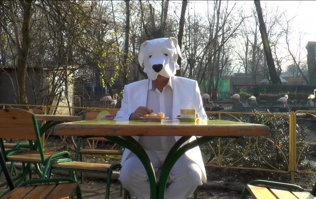 "Будемо плавати в шоколаді і плескатися в молоці": директор Одеського зоопарку вбрався собакою і зняв кумедний кліп