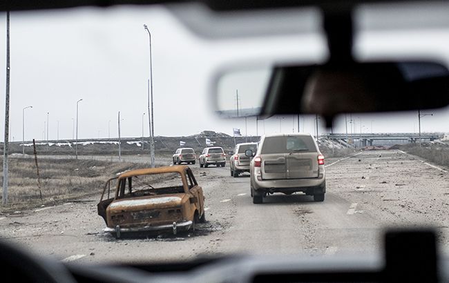 Патруль ОБСЕ попал под обстрел в Луганской области
