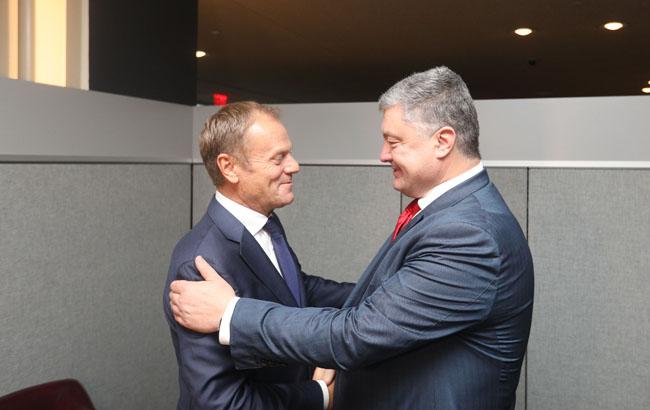 Порошенко зустрівся з президентом Європейської Ради