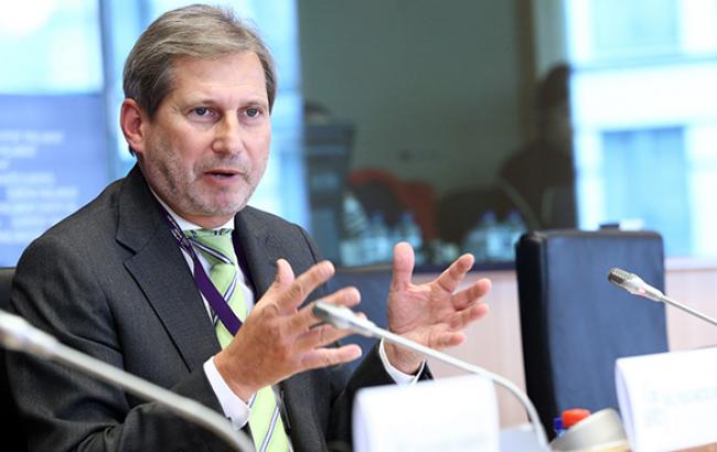 Еврокомиссар Хан уверен, что санкции против РФ вскоре приведут к улучшению ситуации в Украине