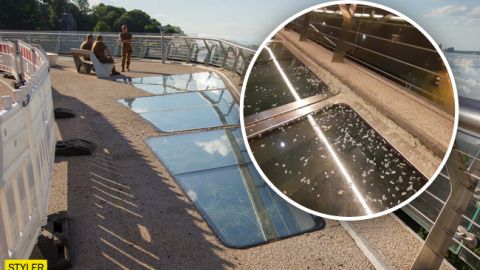 На мосту Кличко знову НП: дитина стала причиною руйнування