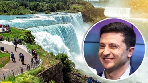 Привезіть камінчик: Зеленський з Богданом прокотилися на Ніагарський водоспад (фото)