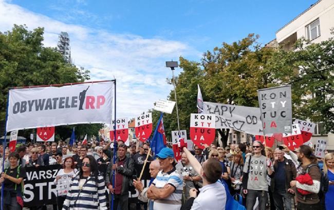 В Польше прошли акции протеста против судебной реформы