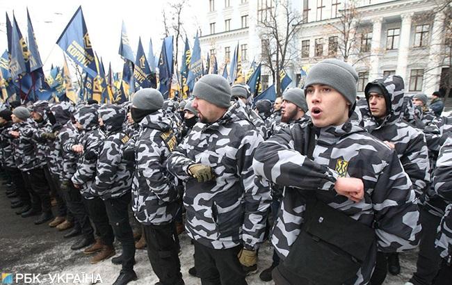 Под АП проходит акция с требованием разорвать дипотношения и договора с РФ