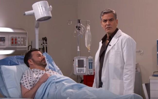 Джордж Клуни и Хью Лори снялись в "Докторе Хаусе"