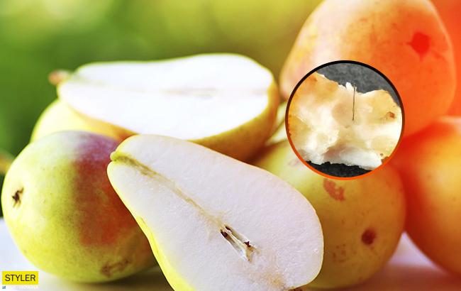 Тепер груша: в Австралії знову виявили голки у фруктах
