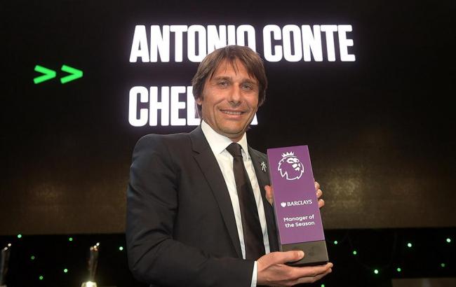 Англійська Прем'єр-ліга назвала Конте кращим тренером сезону