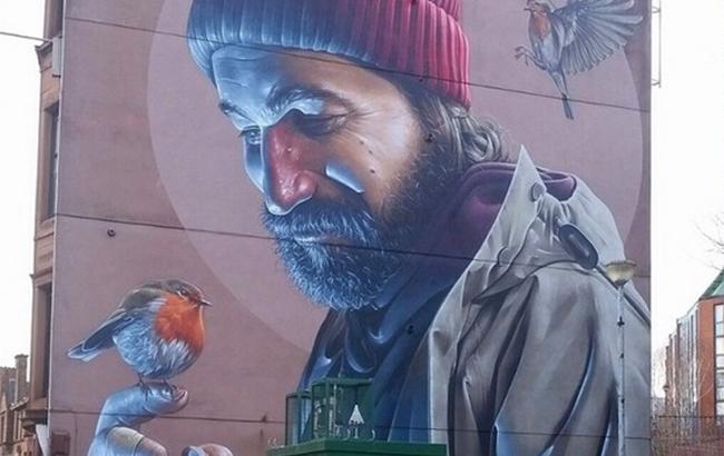 В Шотландии нарисовали мурал "Ужин бандеровца"